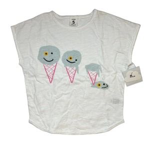 Stem‎ Ice Cream Cone Tee 5 New